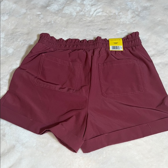 Danskin Women’s Burgundy Athletic Shorts Lightweight Elastic Waistband SZ S 🌺🌺🌺 - Picture 5 of 6
